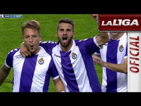 Gol de Ebert (2-2) en el Real Valladolid - Sevilla FC - HD