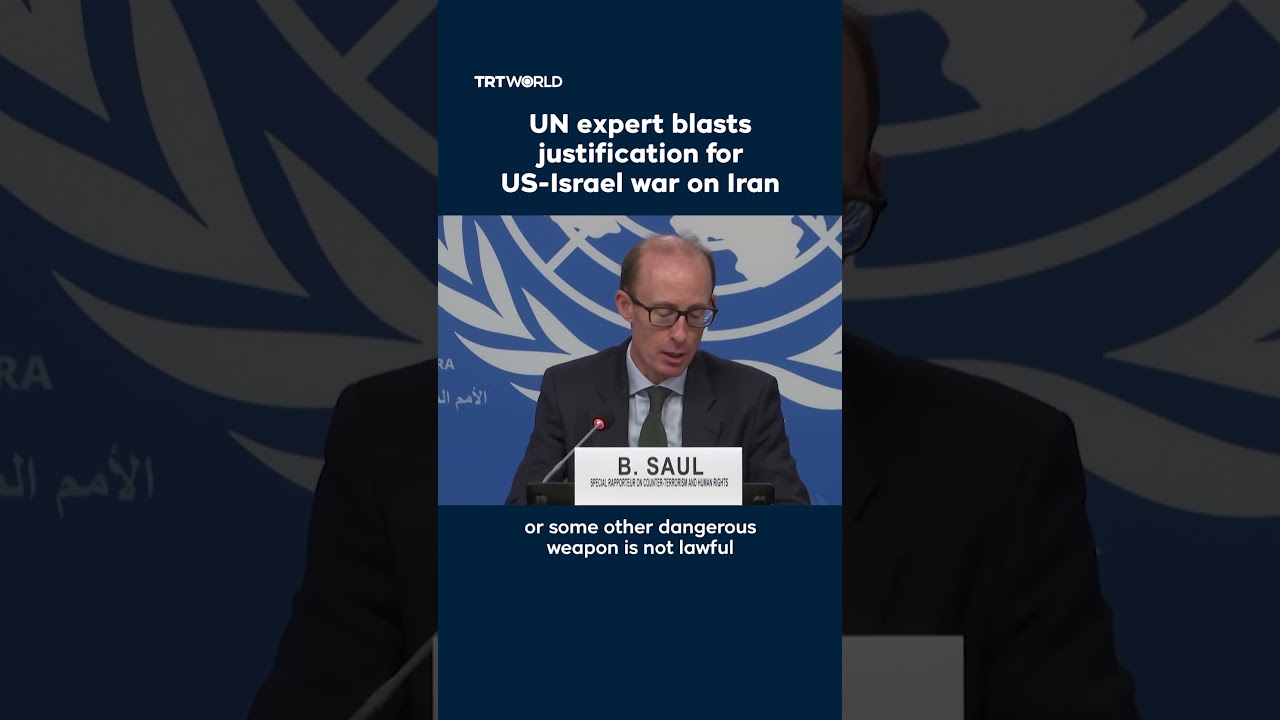 Video | UN rapporteur rejects US justification for Iran war