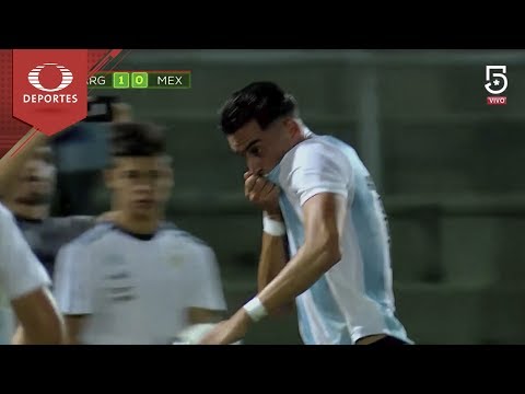Funes Mori's goal | Argentina 1-0 Mexico | Friendly - Televisa Deportes
