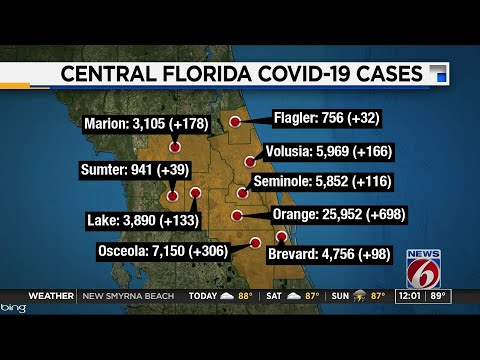 Coronavirus: Florida reports 12,444 new cases, 136 deaths
