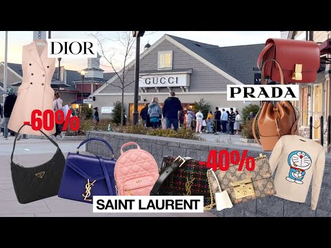 *ENORMES* DESCONTOS DE LUXO NO WOODBURY COMMON OUTLETS | Mais de 50% de desconto em Gucci, Prada, Celine, Fendi etc.