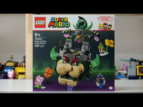 LEGO Super Mario 72042 Prince Florian & Castle Bowser Speed Build