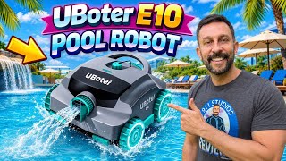 UBoter E10 Pool Robot - Dual-Layer Filtration, Obstacle Crossing, Enhanced Edge & Corner Cleaning