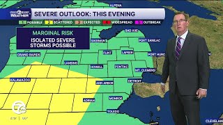 Severe storms possible tonight