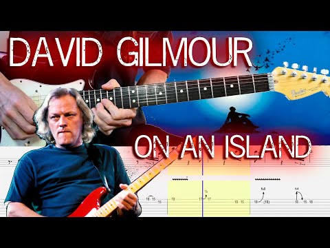 David Gilmour - On an island (Guitar Lesson With TAB & Score) 🎸