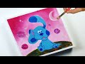 Painting Cute Blues Clues Fan Made Painting Blues Clues Nick Jr Blues Clues Acrylic Painting
