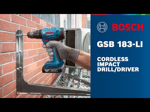 Bosch GSB 183-LI PROFESSIONAL CORDLESS IMPACT DRILL/DRIVER