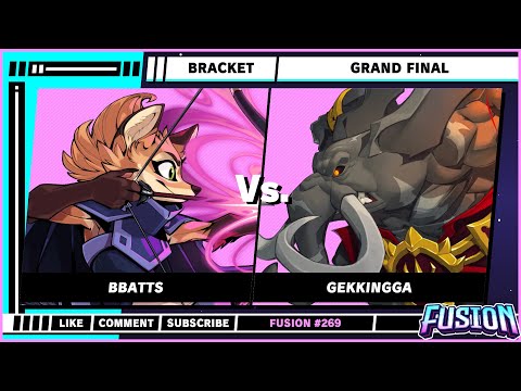 Fusion #269 - Grand Finals - Bbatts (Fleet) VS Gekkingga (Loxodont) - Rivals of Aether 2
