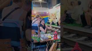 Vietnam Train Street  🛤🚃 | Madhu Gowda #Shorts #madhugowda #nidhu