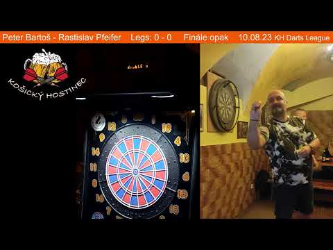 Rastislav Pfeifer - Peter Bartoš 10.08.2023 (KH Darts League)