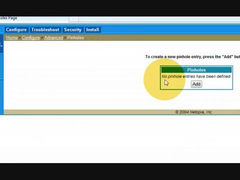 2nd YouTube video about how to setup netopia 2247 nwg as a server