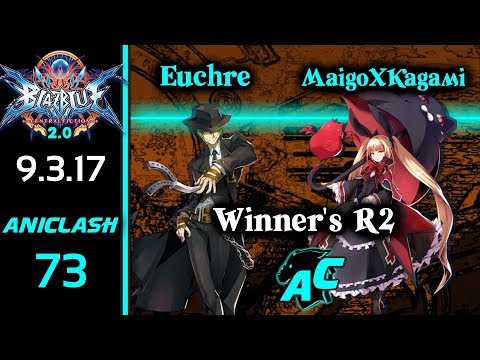 AniClash 73 - MaigoXKagami (Rachel) vs Euchre (Hazama) Winner's R2 - Blazblue CF 2