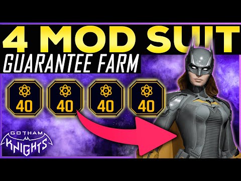 Gotham Knights FARM LEGENDARY 4 MOD SLOTS SUIT GUARANTEE Modular Concussive Suit Gear Farming