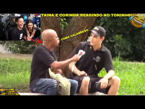 Coringa e Taina reagindo ao Toninho!! *KKKKKKK* |DuClips
