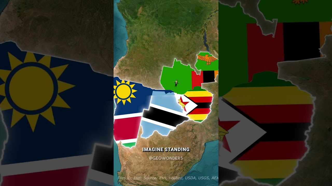 Where 4 country meet at a single point? 🤔🌍#shorts #geography #country