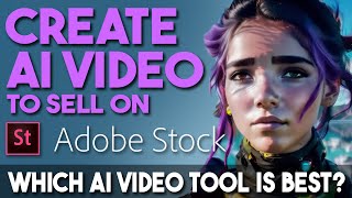 Create AI Video + Sell on Adobe Stock - 5 Best Generative Tools #adobestock #ai #genmo #aivideoart