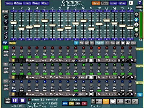 QUANTUM Multi Track Midi Sequencer - Getting Started Tutorial for the iPad