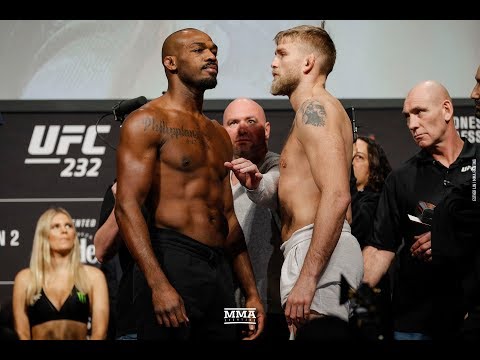 Jon Jones vs. Alexander Gustafsson 2 UFC 232 Weigh-In Staredown - MMA Fighting