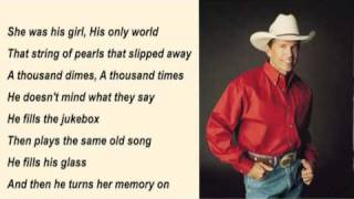George Strait - Fool Hearted Memory with Lyrics