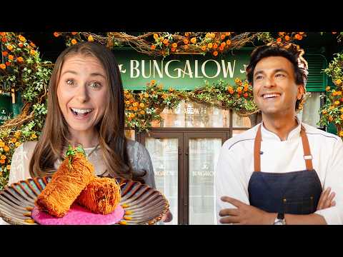 Dining at Chef Vikas Khanna’s STUNNING Indian Restaurant Bungalow