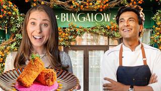 Dining at Chef Vikas Khanna’s STUNNING Indian Restaurant Bungalow