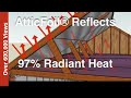 Cool Down Your Attic or How Radiant Barrier Works? - AtticFoil® Reflects Heat From INSIDE The Attic