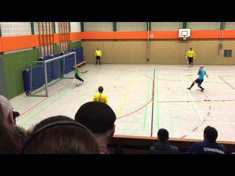 Neunmeterschießen Finale Nettetaler Hallenstadtmeisterschaft 3.1.16