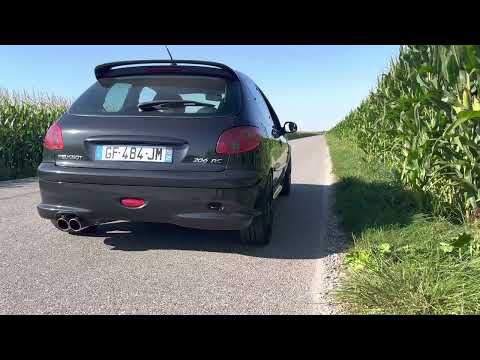 Peugeot 206 RC 2.0 177cv Catback Toyosport, Intertube Toyosport, Decata Toyosport
