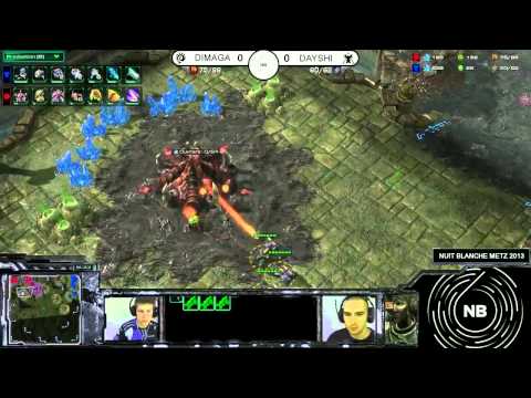 (HD815) Dayshi vs Dimaga - G1 - TvZ - Nuit Blanche @Metz 2013 [FR]