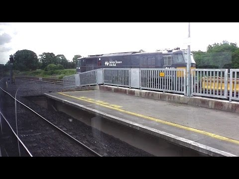 Onboard an IE 22000 Class Intercity Train - Portarlington Station