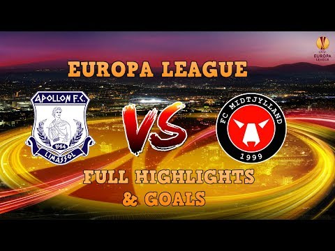 ΑΠΟΛΛΩΝ ΛΕΜΕΣΟΥ VS FC Midtjylland highlights & goals{ 18/8/17}
