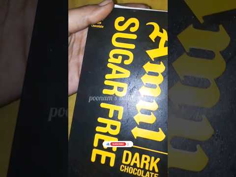 Amul Dark Chocolate SUGAR FREE Review Rs140 #Dark #amulchocolate #review #chocolate #shorts