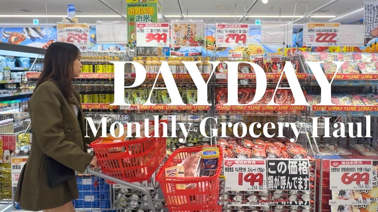 Payday Grocery Haul in Japan🇯🇵｜How I Save Money
