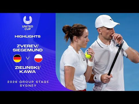 Zverev/Siegemund v Zielinski/Kawa Highlights | United Cup 2026 Group F