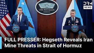 FULL PRESSER: Secretary Hegseth and Gen. Caine Reveal Iran Mine Threats in the Strait of Hormuz|AH1B