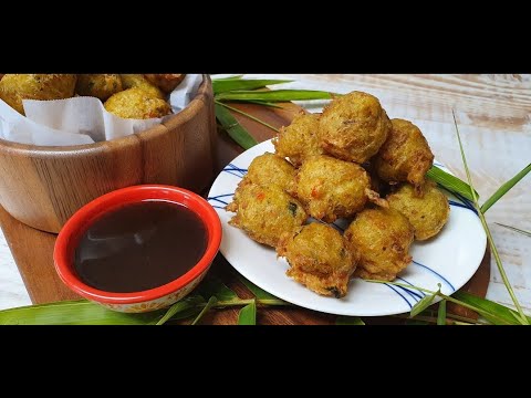How to make Trini Saltfish Accra ( Saltfish Fritter ) - Episode 1057
