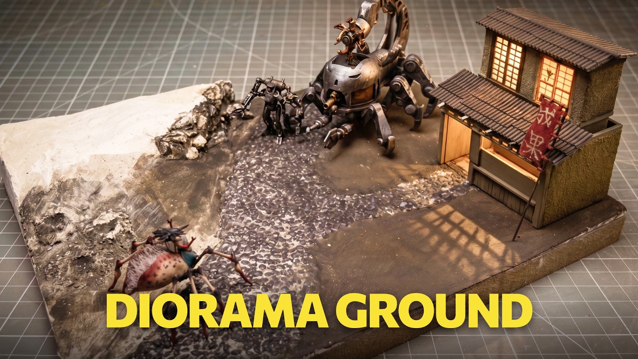 Building Realistic Ground for a Diorama Live