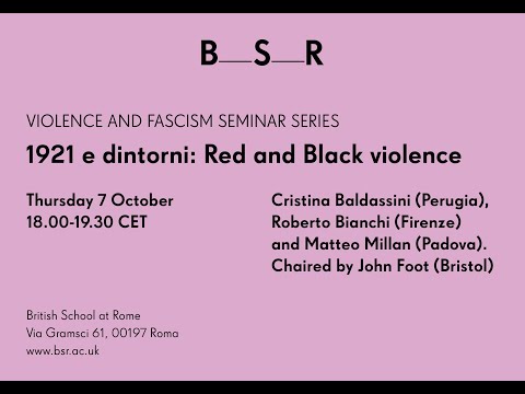 1921 e dintorni: 'Red and Black Violence'