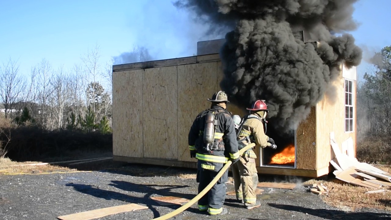 Live-Burn Demonstration; Advanced Topics in Fire Dynamics Class - View #2