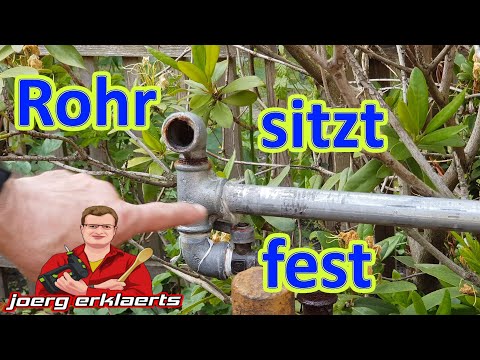 Feste Rohrverschraubung lösen Gewinde sitzt fest Rohr sitzt fest Tutorial DIY