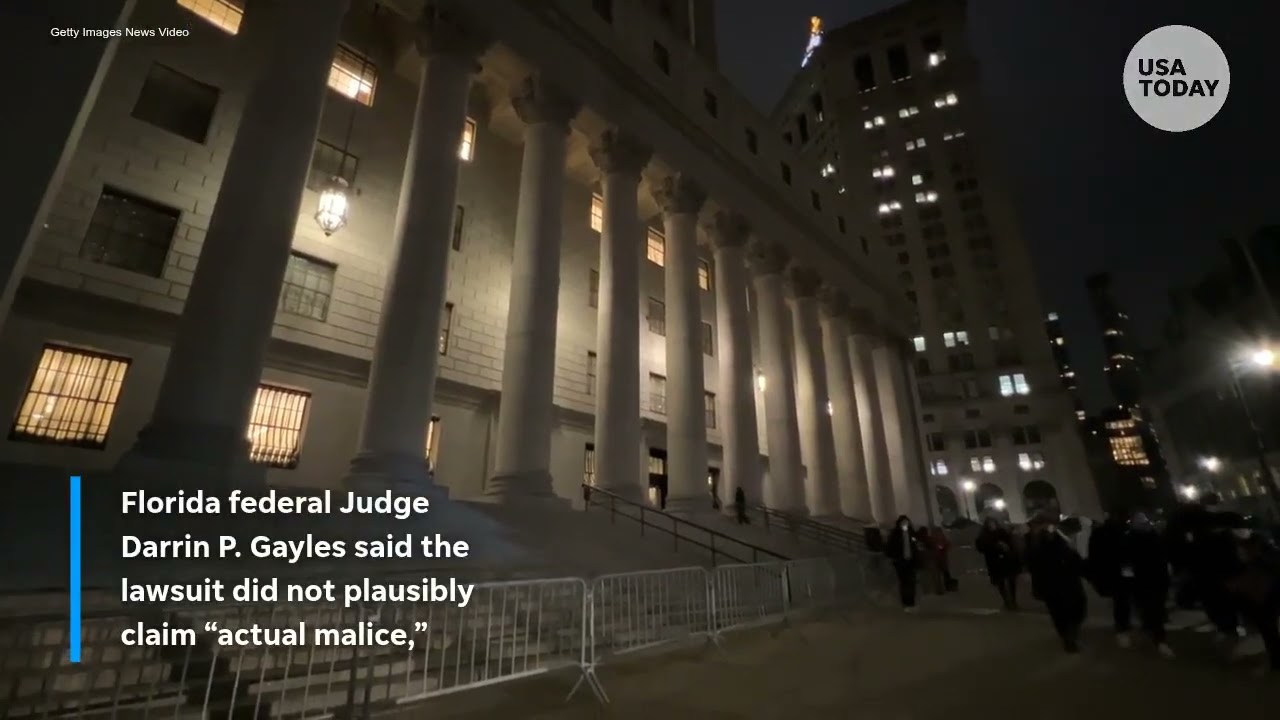 Trump lawsuit against Wall Street Journal over Epstein letter tossed