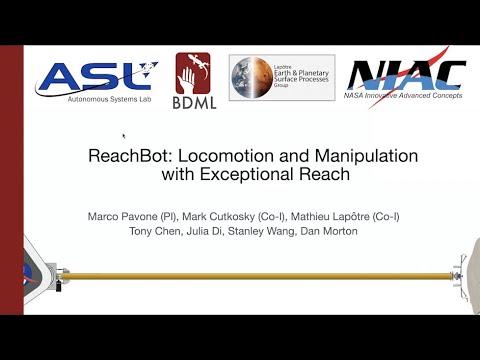 ReachBot: Locomotion and Manipulation with Exceptional Reach - Prof. Dr. Mark R. Cutkosky (Stanford)