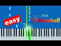 Wii Sports Baseball Training Slow Easy Piano Beginner Tutorial
