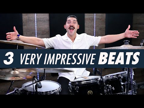 3 Mind Blowing Drum Beats! Drum Lesson - Advanced Grooves