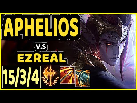 PUFF (APHELIOS) vs EZREAL - QUADRAKILL 15/3/4 KDA BOTTOM ADC CHALLENGER GAMEPLAY - KR