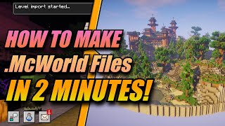 How To Make .ZIP Files Into .MCWorld Files In 2 Minutes! (PC VERSION)