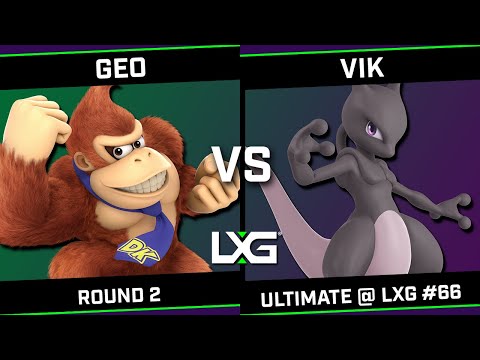 GEO (Donkey Kong) vs Vik (Mewtwo) - Smash Ultimate @ LXG 66