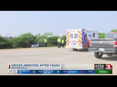 One arrested following crash on Kell Freeway East