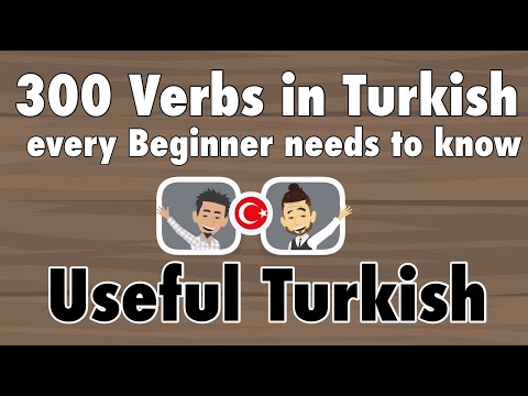 Learn 300 Turkish Verbs with English Translation - Easy for Beginners