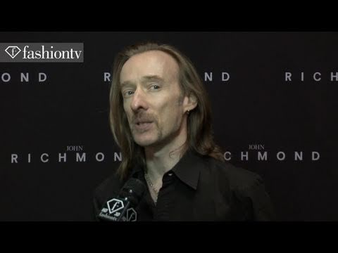 John Richmond Interview - Backstage @ Milan Men's Fashion Week Spring 2012 | FashionTV - FTV.com